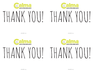 Calma Thank You